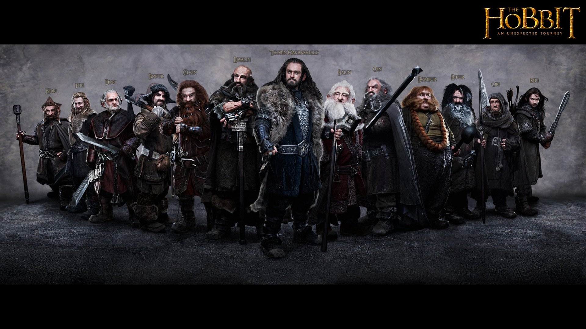 The Hobbit: An Unexpected Journey, Movies, Thorin Oakenshield, Dwarfs Wallpaper