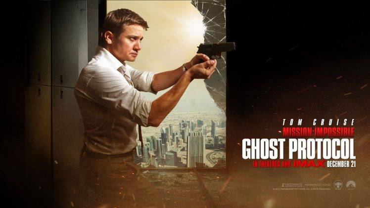 movies, Mission Impossible Ghost Protocol, Jeremy Renner HD Wallpaper Desktop Background