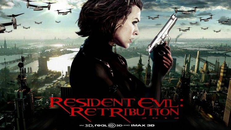 movies, Resident Evil: Retribution, Milla Jovovich HD Wallpaper Desktop Background