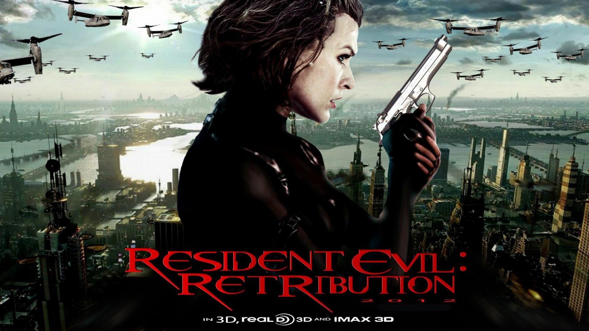 movies, Resident Evil: Retribution, Milla Jovovich Wallpaper