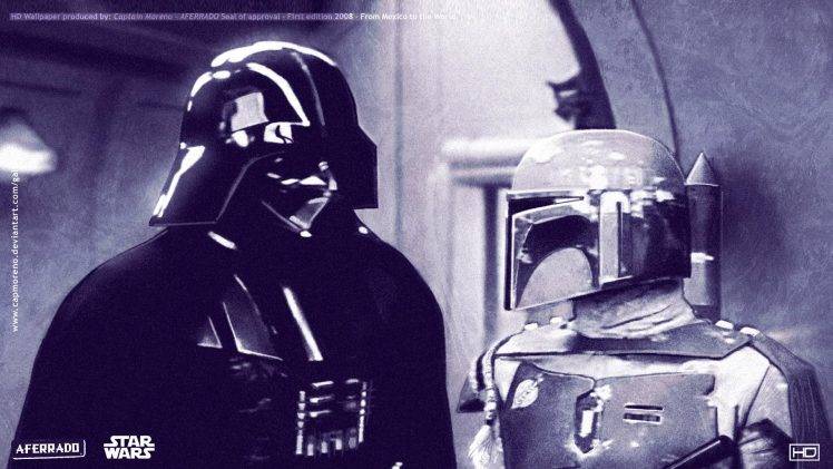 movies, Star Wars, Star Wars: Episode V   The Empire Strikes Back, Darth Vader, Boba Fett HD Wallpaper Desktop Background