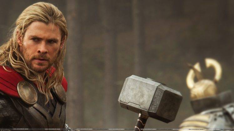 movies, Thor, Thor 2: The Dark World, Chris Hemsworth, Mjolnir HD Wallpaper Desktop Background