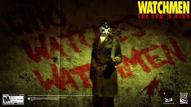 movies, Watchmen, Rorschach, Graffiti, Film Posters HD Wallpaper Desktop Background