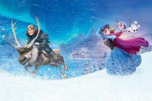 Princess Anna, Olaf, Kristoff (Frozen), Sven (Frozen), Movies, Frozen (movie)