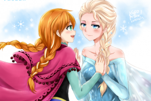 Princess Elsa, Princess Anna, Frozen (movie), Movies, Artwork, Elsanna