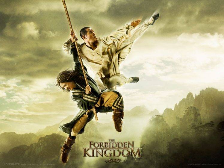 Jackie Chan, Jet Li, Movies, The Forbidden Kingdom, Martial Arts HD Wallpaper Desktop Background