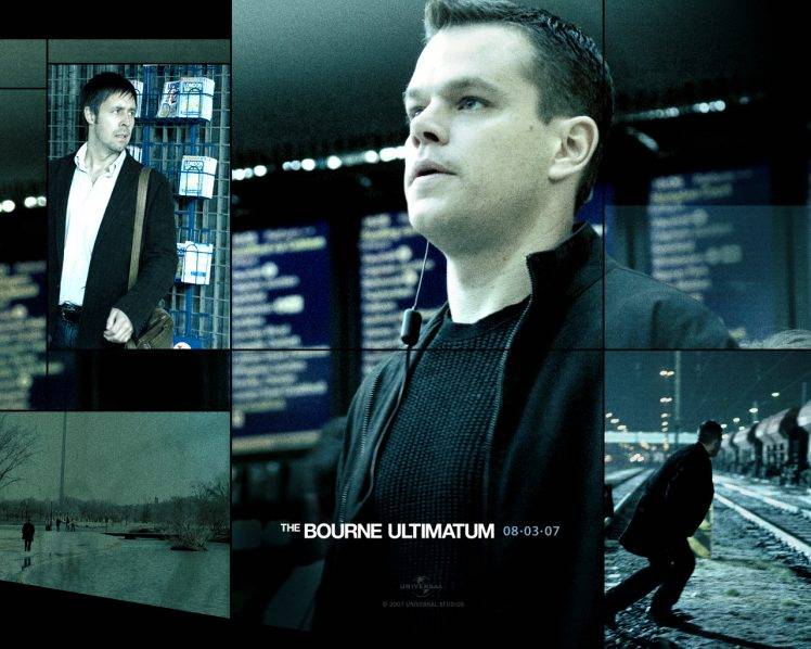 The Bourne Ultimatum, Matt Damon, Movies HD Wallpaper Desktop Background
