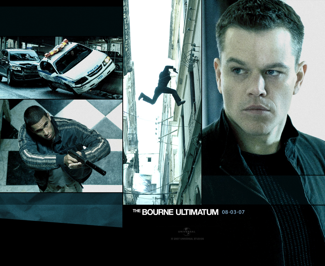 movies, Matt Damon, The Bourne Ultimatum Wallpaper