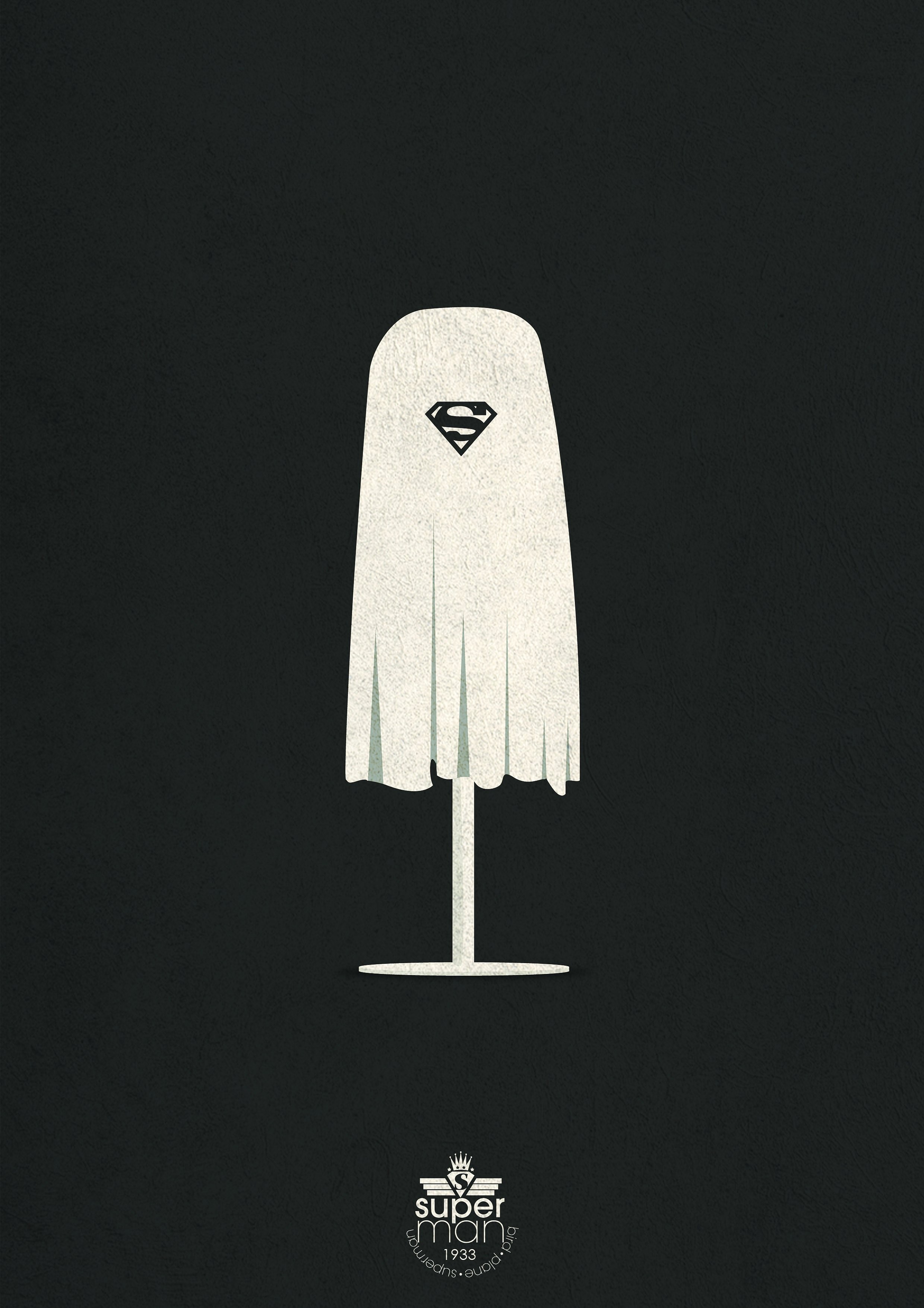 Superman, Minimalism Wallpaper