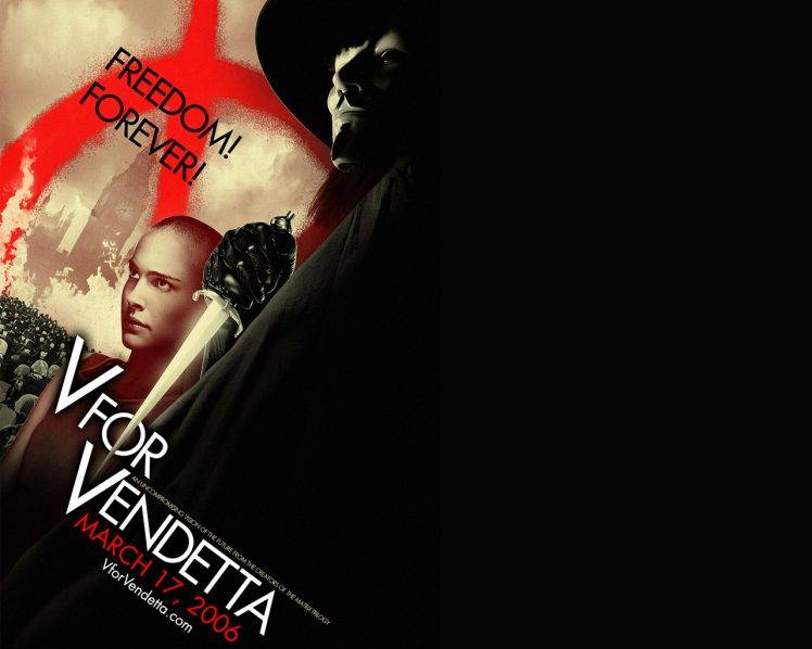 movies, Natalie Portman, V For Vendetta HD Wallpaper Desktop Background