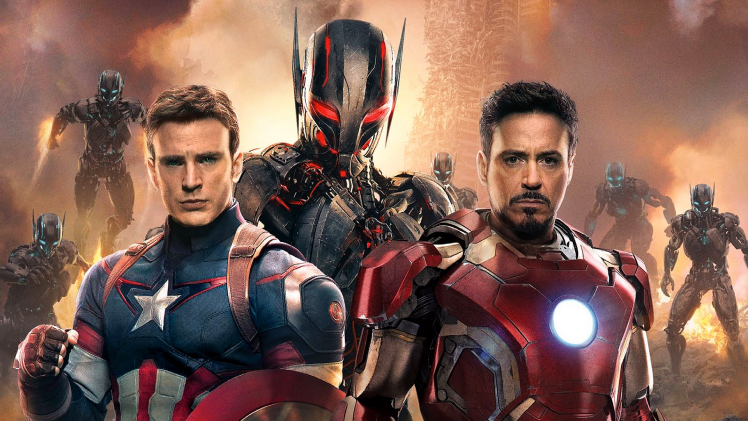 Avengers: Age Of Ultron, Iron Man, Captain America, Ultron, Movies, Steve Rogers, Chris Evans, Tony Stark, Robert Downey Jr. HD Wallpaper Desktop Background