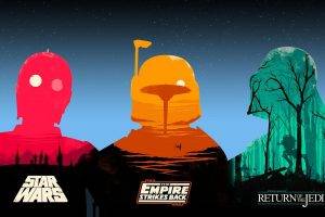 Star Wars, Star Wars: Episode V   The Empire Strikes Back, Star Wars: Episode VI   The Return Of The Jedi, Movies, Olly Moss