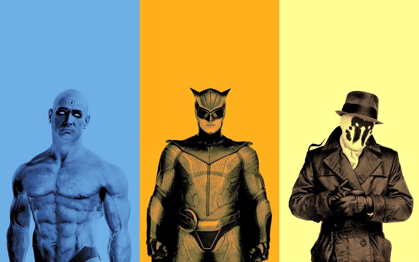 Watchmen, Movies, Rorschach, Dr. Manhattan, Superhero, Nite Owl Wallpaper