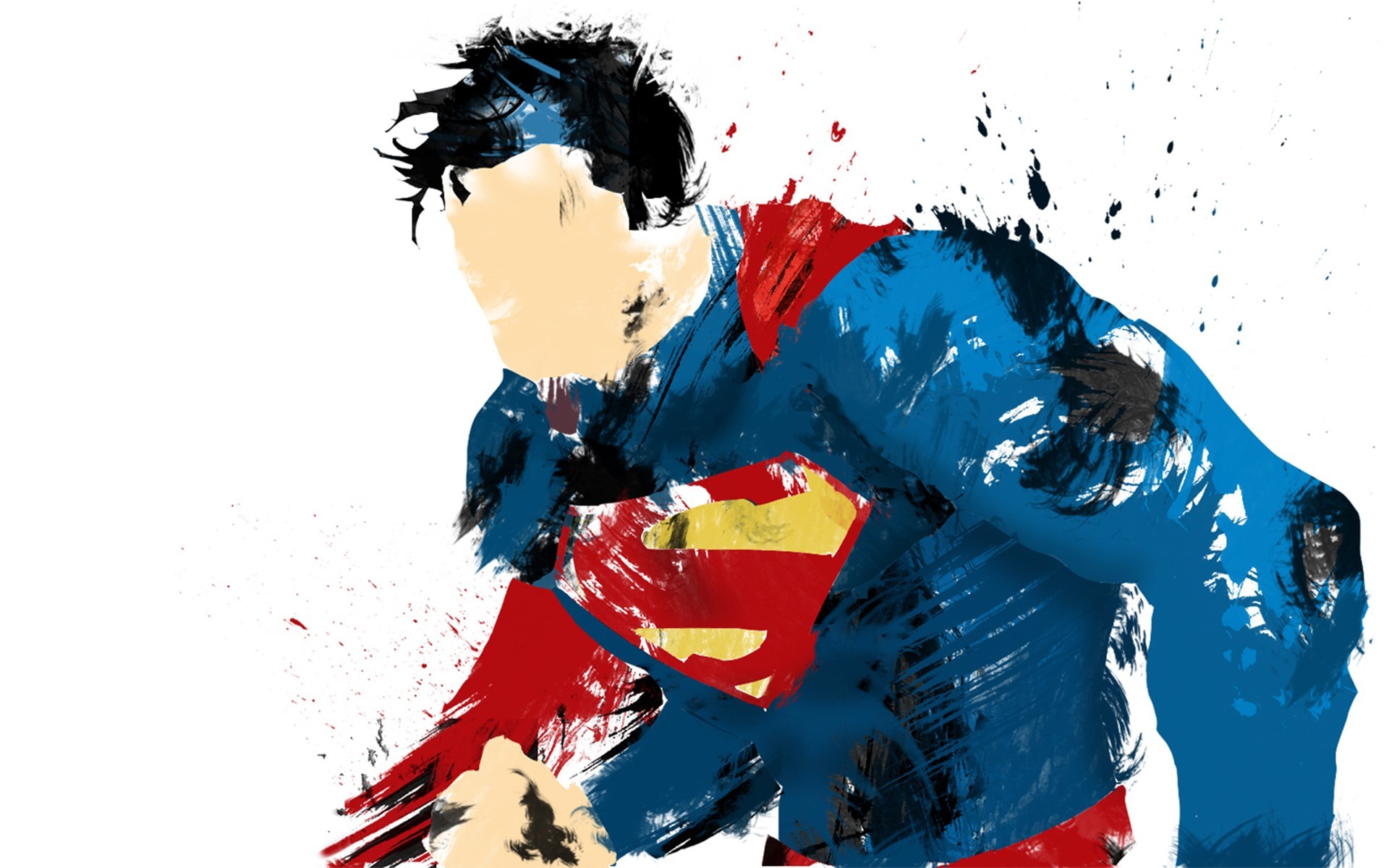 Superman, Minimalism, Heroes Wallpaper