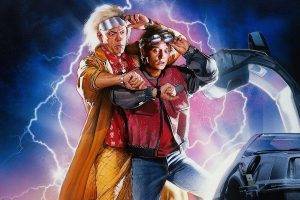 DeLorean, Time Travel, Back To The Future, Michael  J. Fox, Christopher Lloyd, Movies, Lightning, Car