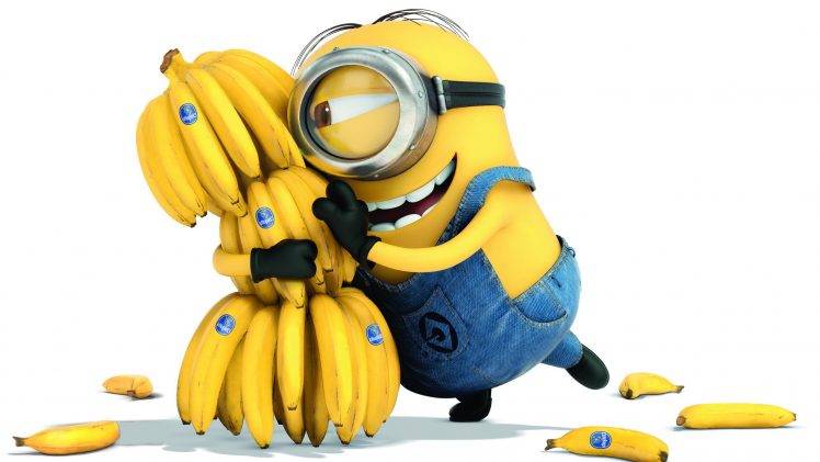 movies, Minions, Bananas HD Wallpaper Desktop Background