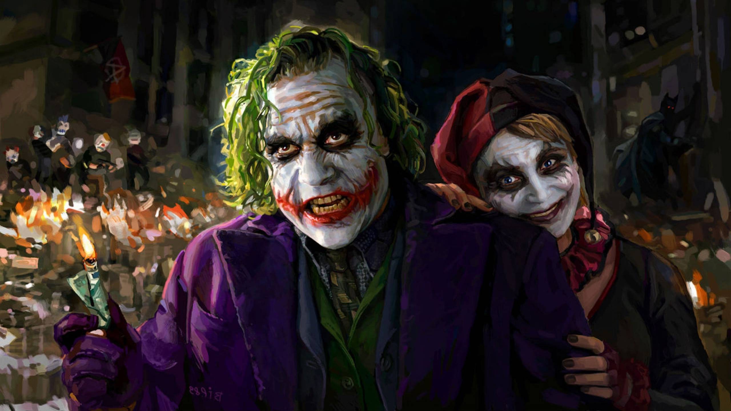 movies, Joker, Harley Quinn Wallpaper