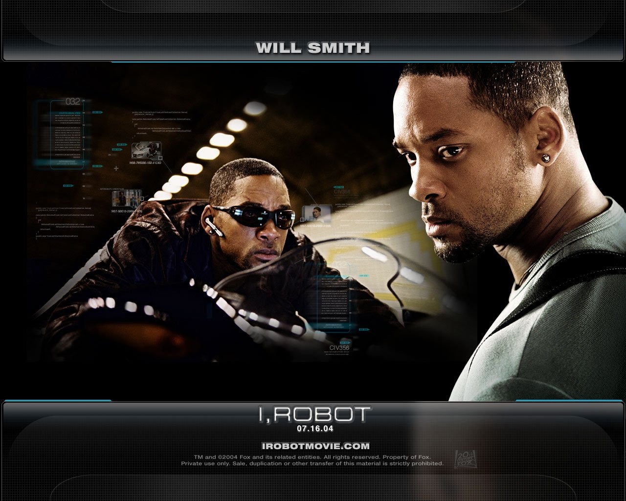movies, Will Smith, I, Robot Wallpaper