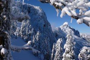 mountain, Nature, Snow, Winter