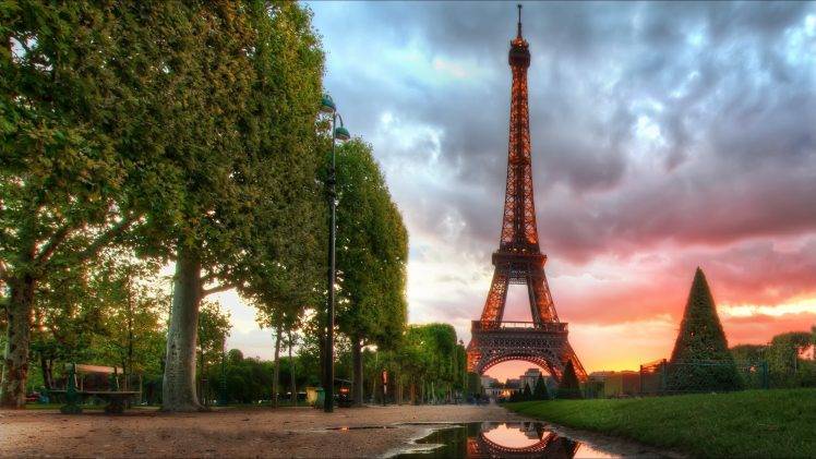 nature, Eiffel Tower, Paris HD Wallpaper Desktop Background