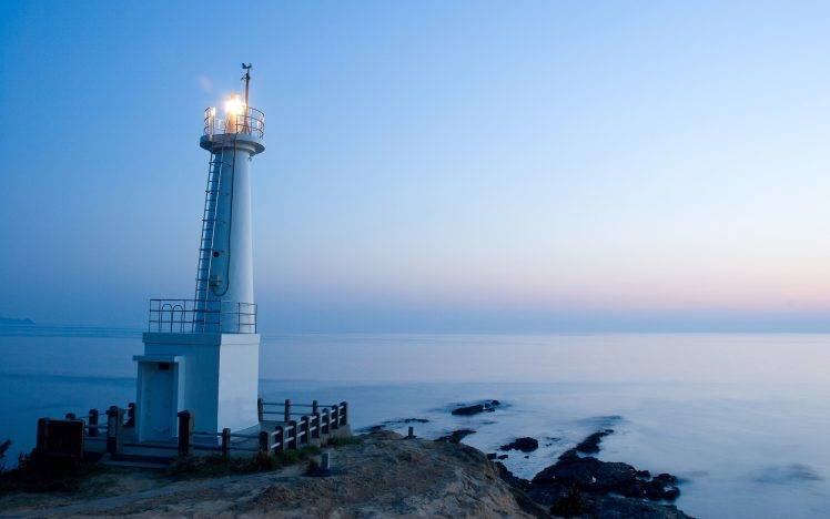nature, Lighthouse, Sea HD Wallpaper Desktop Background