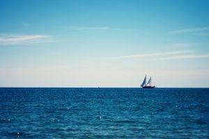photography, Nature, Sea, Water, Sailing, Sailing Ship, Ship, Blue, Clouds
