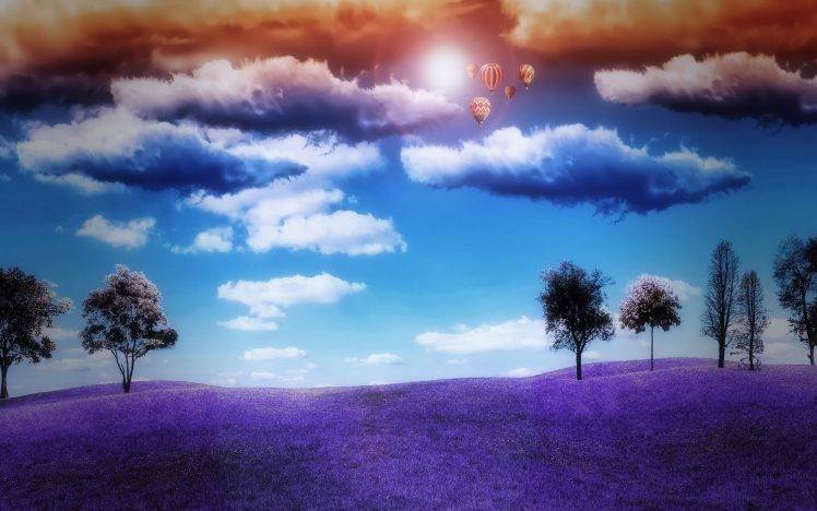 nature, Clouds, Trees HD Wallpaper Desktop Background