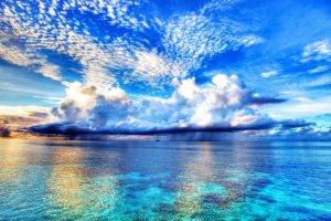 photography, Nature, Landscape, Water, Sea, Clouds, Tropical