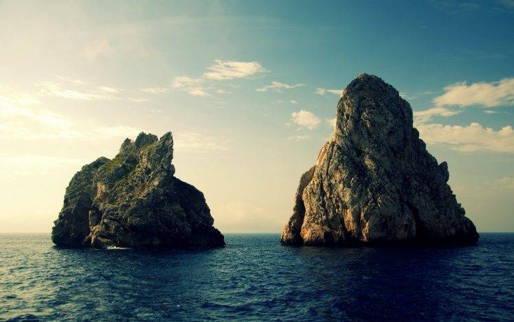 photography, Nature, Landscape, Water, Sea, Rock Formation HD Wallpaper Desktop Background