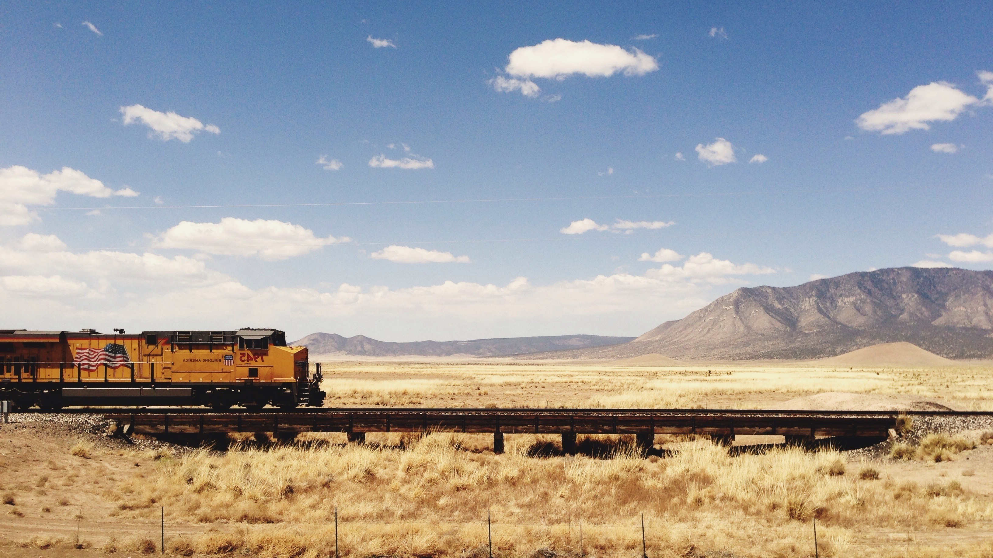 landscape, Train, Vehicle Wallpaper