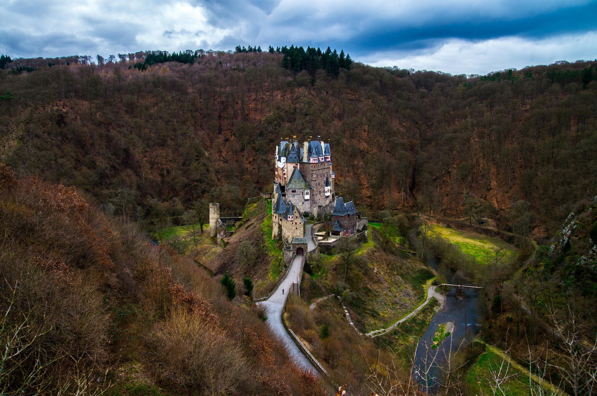 castle, Landscape, Eltz Castle Wallpaper