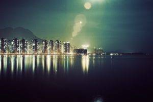photography, Landscape, Water, Sea, City, Urban, Night, Lights