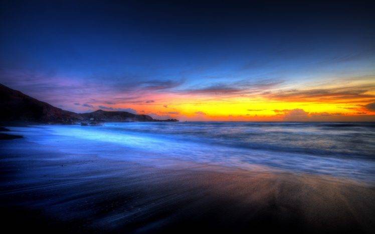 photography, Water, Sea, Coast, Landscape, Nature, Beach, HDR HD Wallpaper Desktop Background