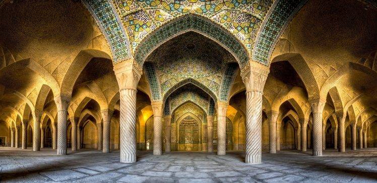 landscape, Mosque, Architecture, Panoramas, Islam, Urban, Iran HD Wallpaper Desktop Background