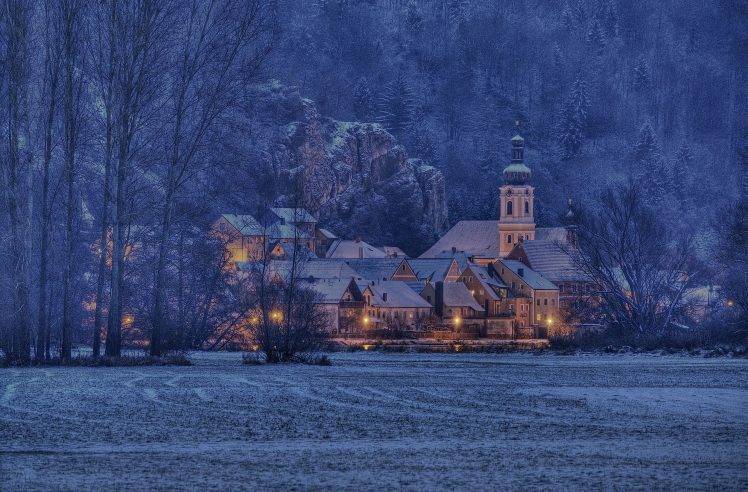 winter, Church, Landscape, Snow, Ice HD Wallpaper Desktop Background