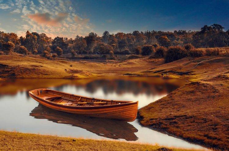 boat, Nature, Landscape HD Wallpaper Desktop Background