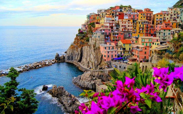 Italy, Landscape, City, House, Building, Colorful, Water HD Wallpaper Desktop Background