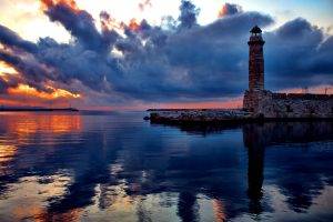 photography, Landscape, Water, Sea, Lighthouse, Harbor