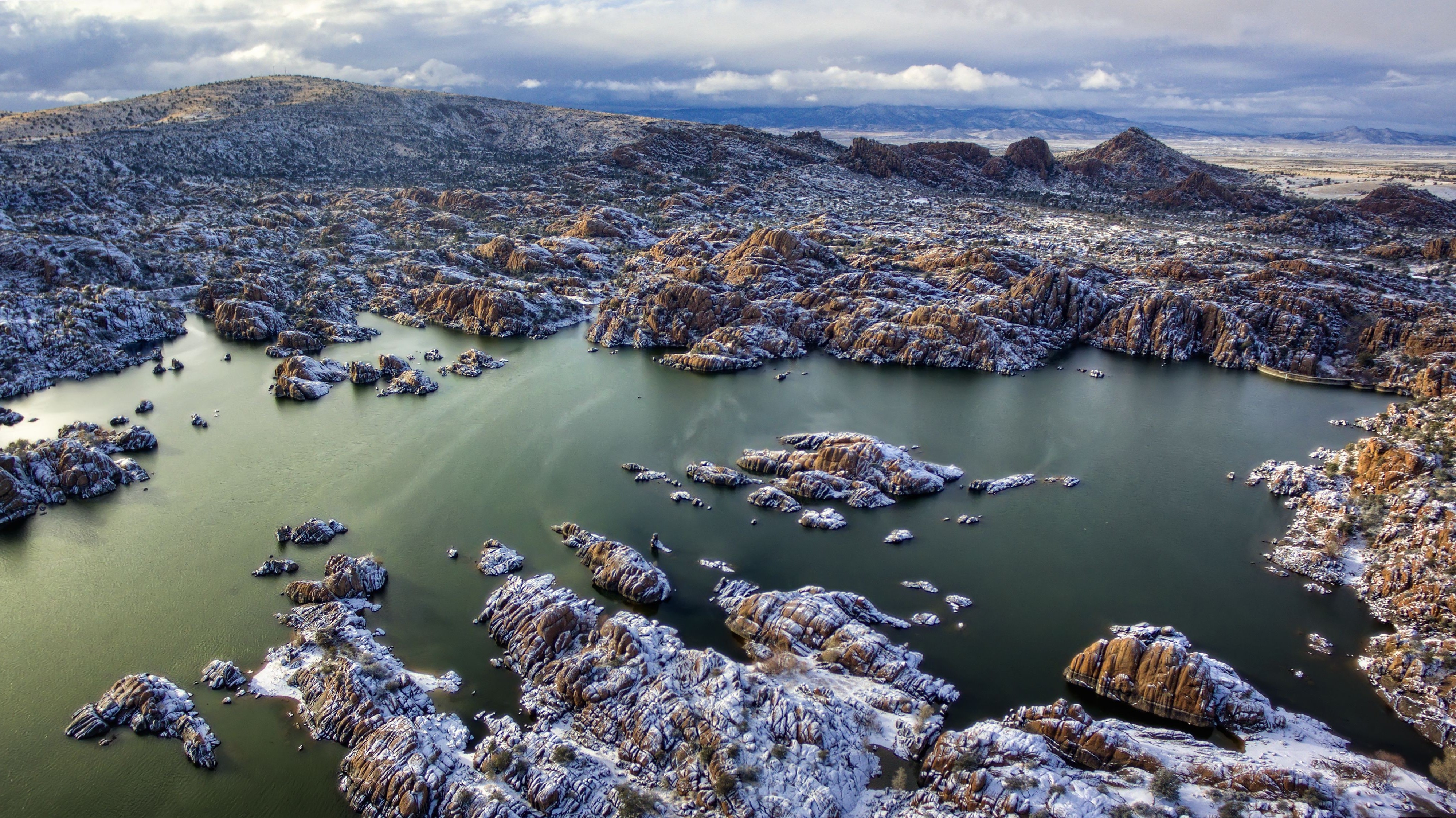 nature, Landscape, Lake, Snow Wallpaper