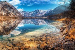 nature, Landscape, Lake, Mountain, Fall, Snowy Peak, Water, Reflection, Slovenia