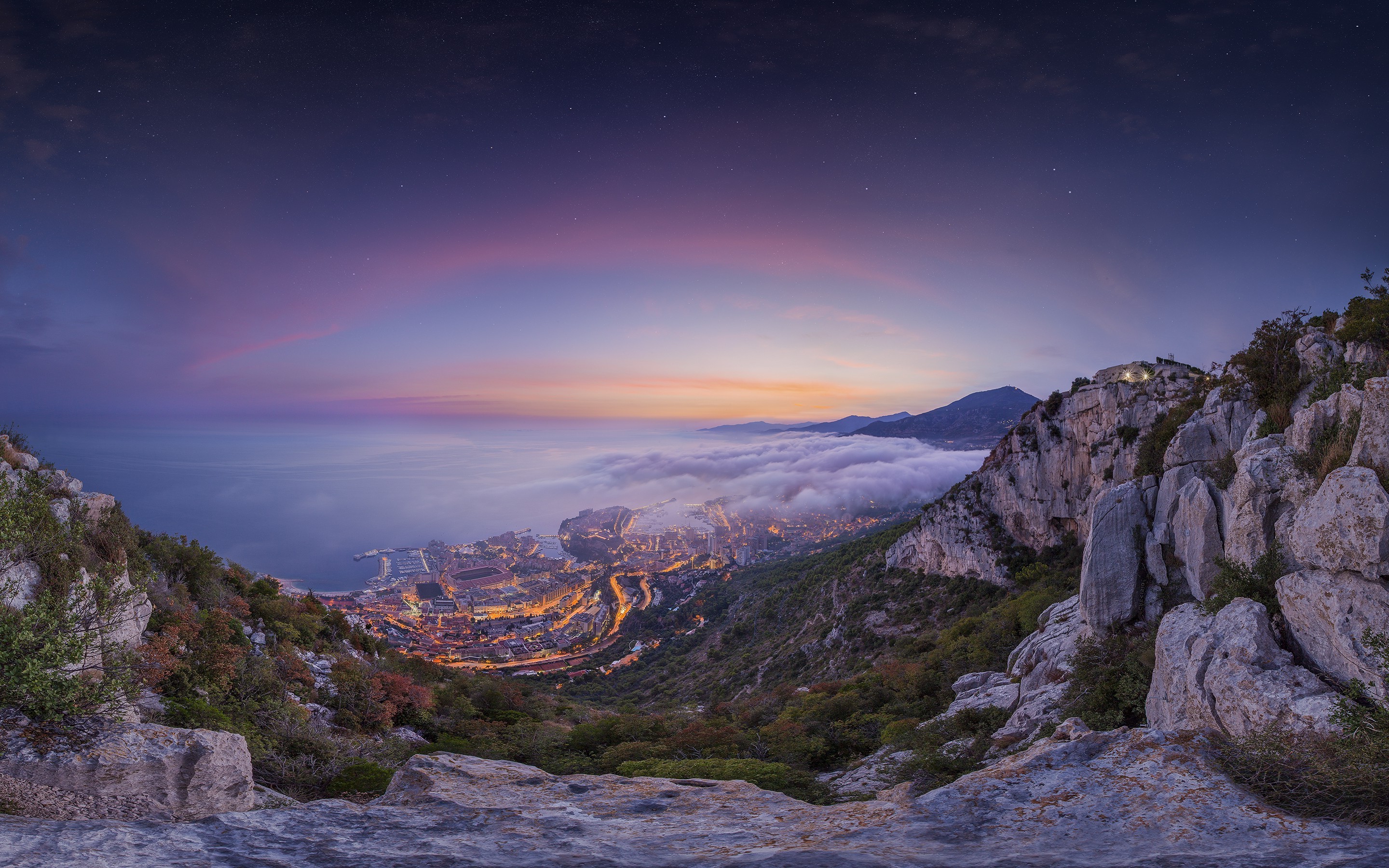 Monaco, Landscape Wallpaper