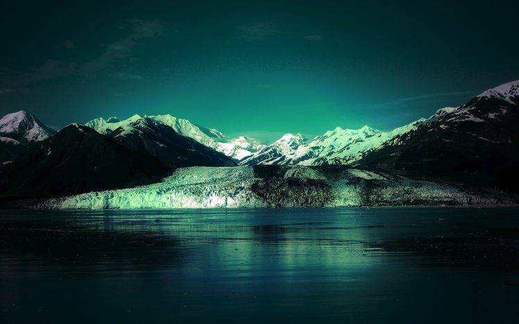 photography, Landscape, Water, Lake, Nature, Mountain, Ice HD Wallpaper Desktop Background