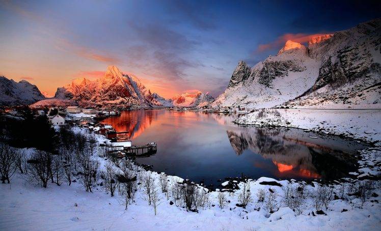 Norway, Winter, Nature, Landscape HD Wallpaper Desktop Background