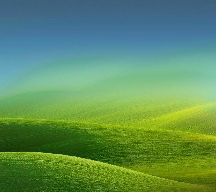 field, Nature, Landscape, Simple, Hill, Gradient, Green HD Wallpaper Desktop Background