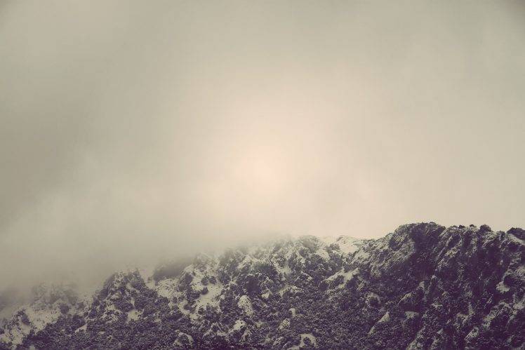 photography, Nature, Landscape, Mountain, Mist HD Wallpaper Desktop Background