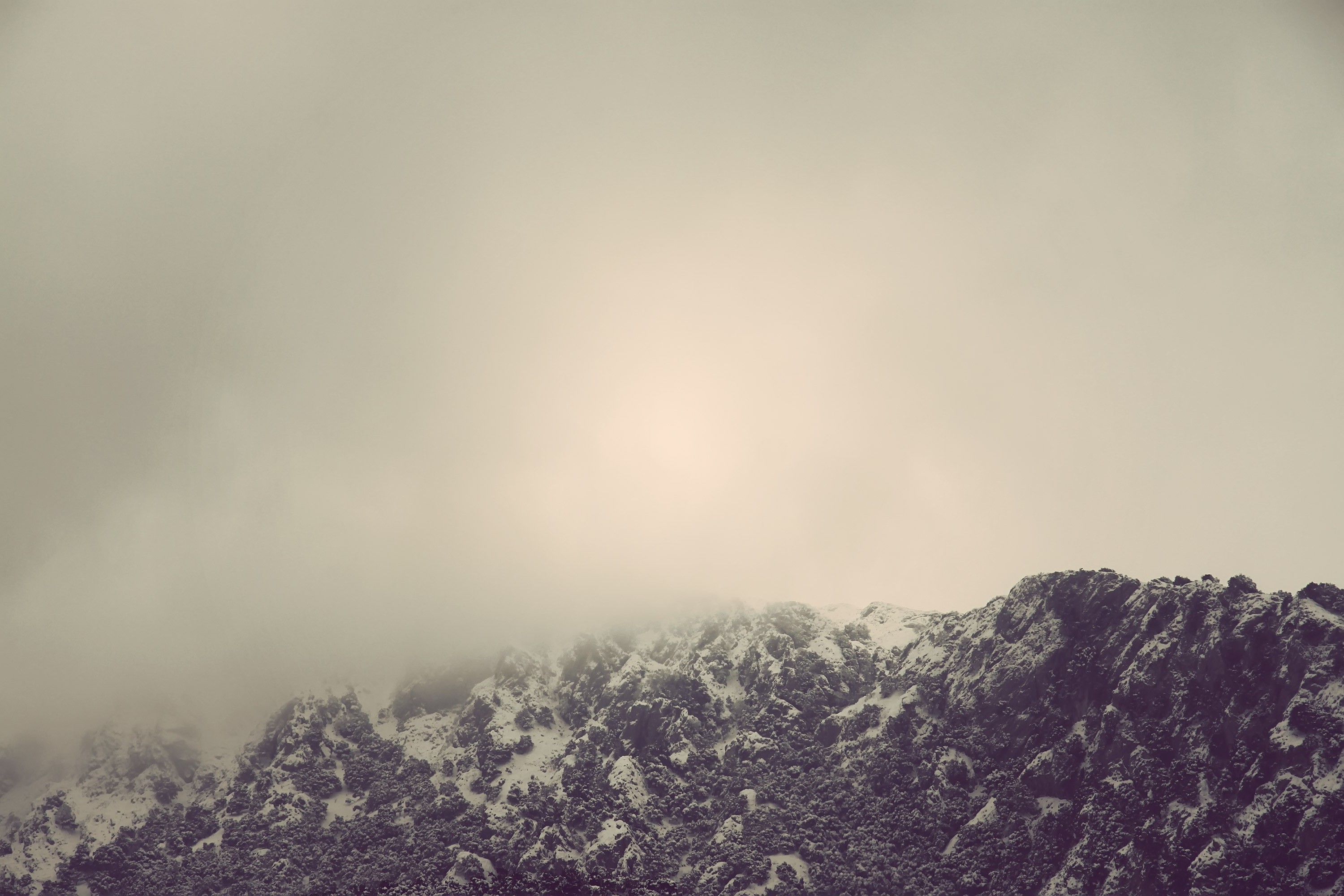 photography, Nature, Landscape, Mountain, Mist Wallpaper