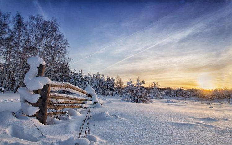 winter, Landscape, Snow, Nature HD Wallpaper Desktop Background
