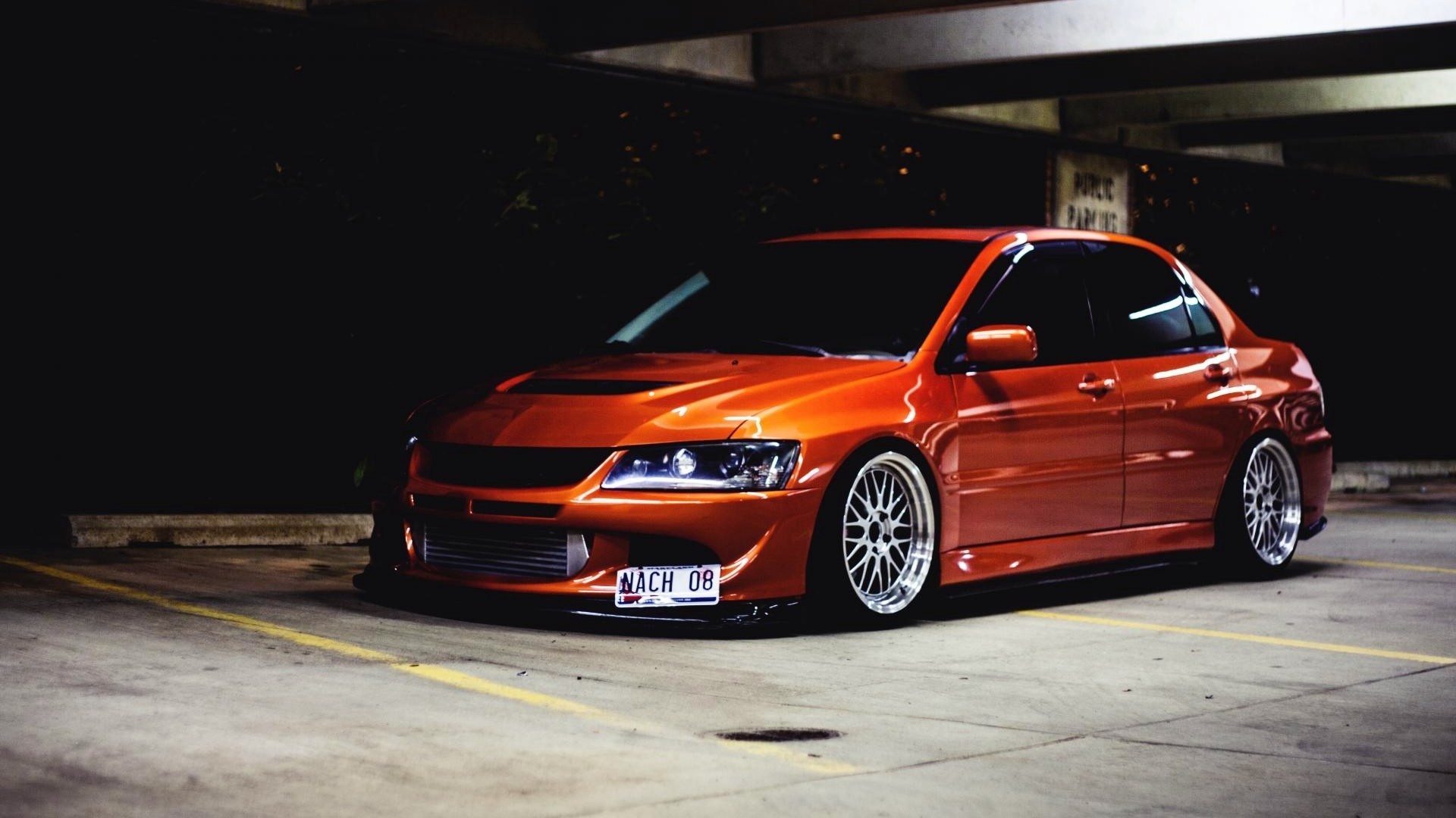 Mitsubishi Lancer Evo IX, Mitsubishi Lancer Evolution IX, Tuning Wallpaper
