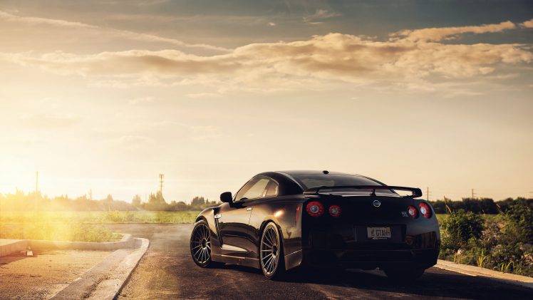Nissan GT R, Sunlight, Road HD Wallpaper Desktop Background