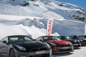 Nissan, Nissan GT R, Winter, Car